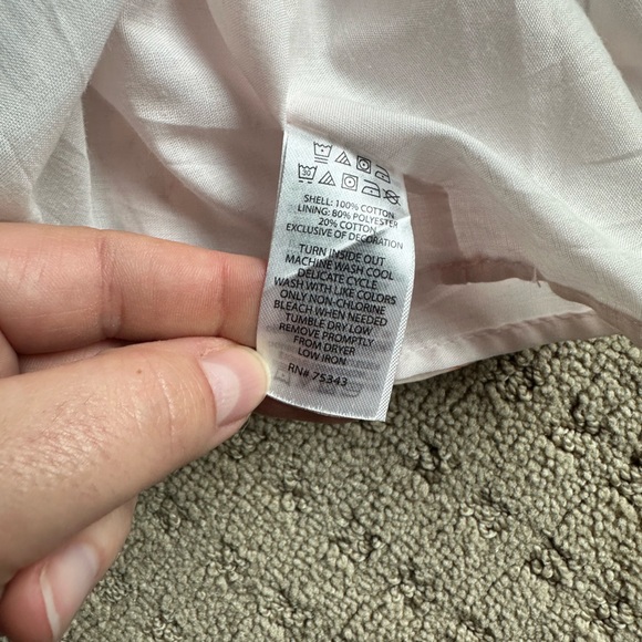 Tommy Bahama baby pink floral dress 12-18 months - Picture 5 of 6